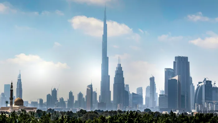 The Dubai skyline
