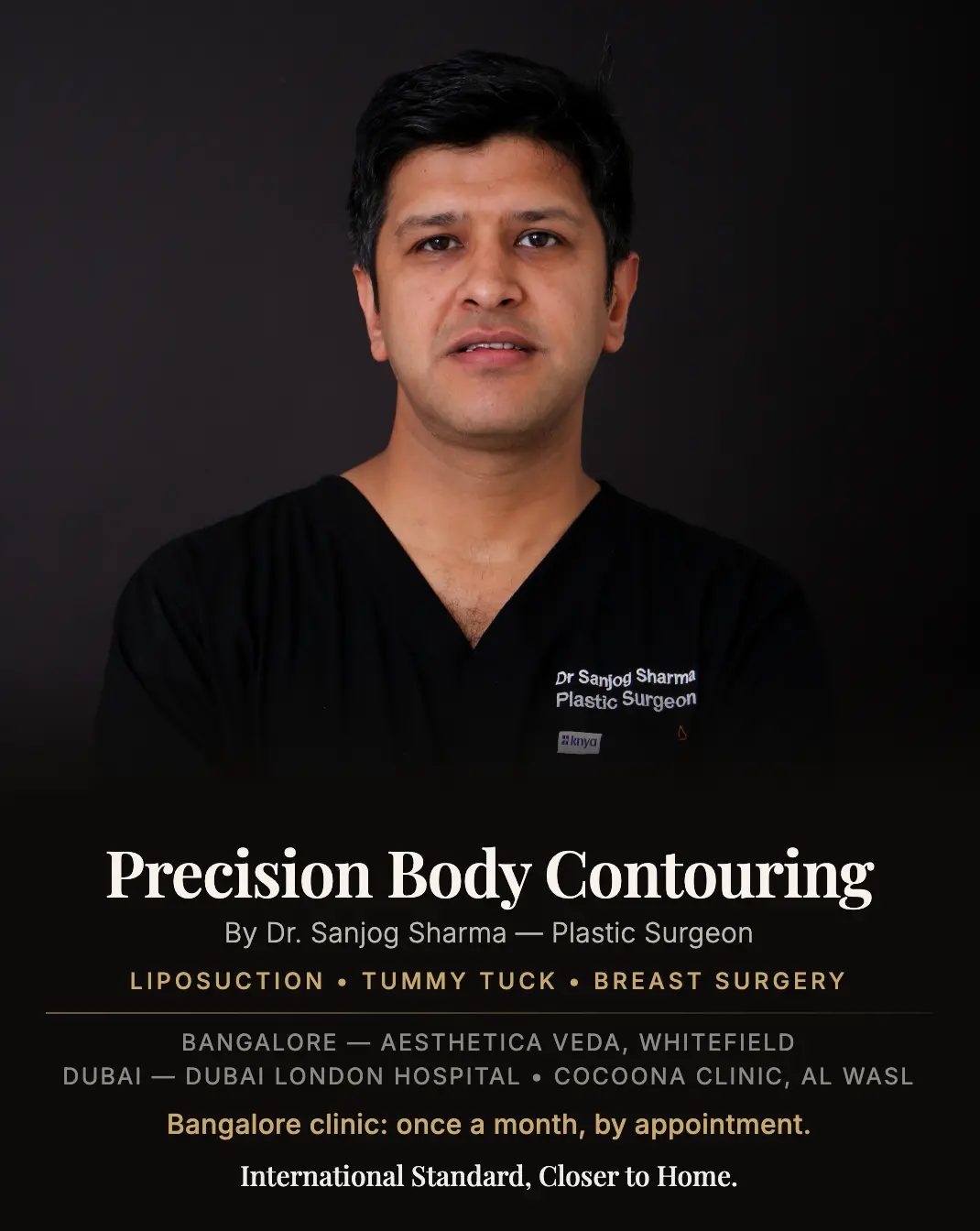 Clinical reference image for Post-Weight-Loss Body Contouring — plastic surgery by Dr. Sanjog Sharma, Dubai and Bengaluru